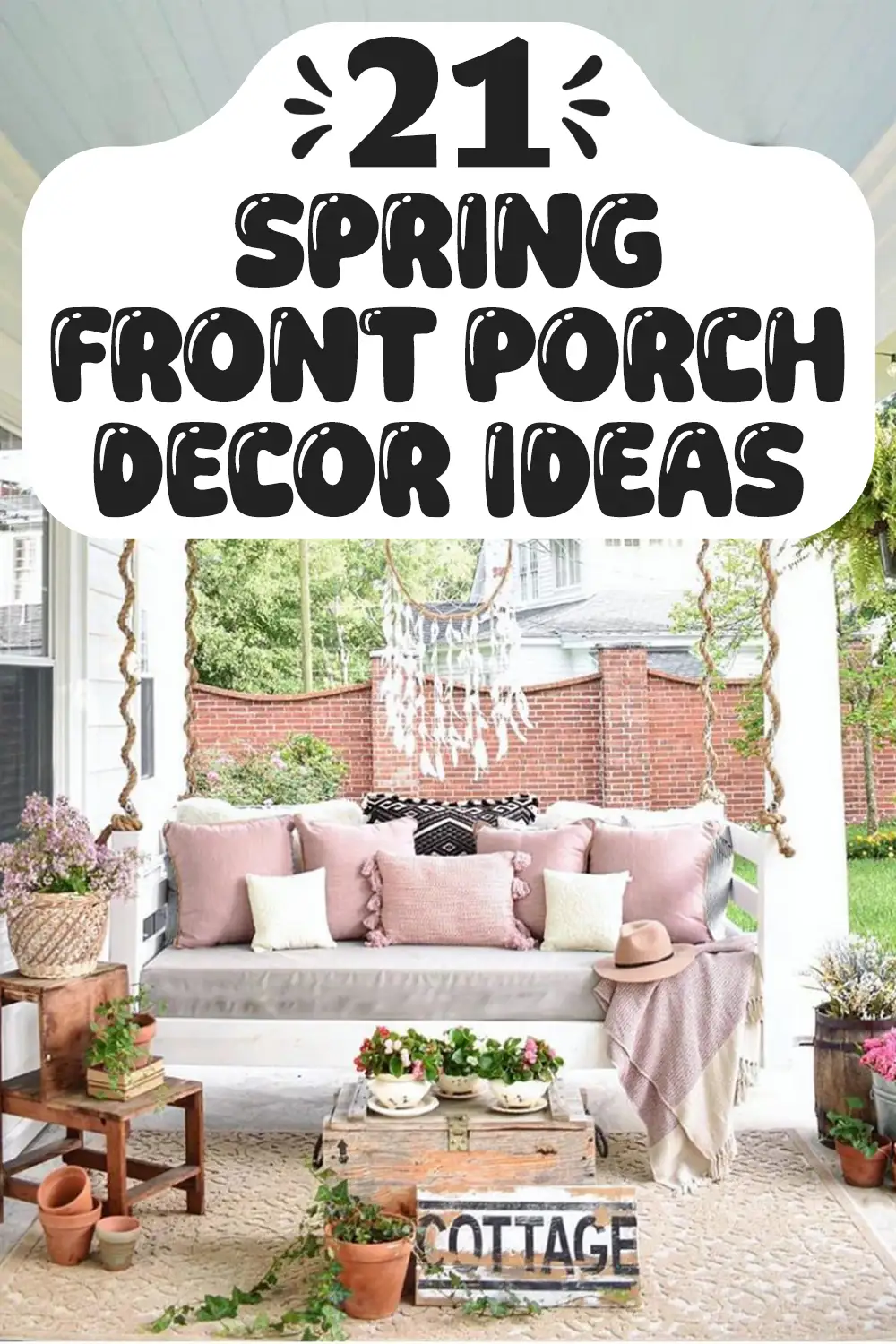Spring Front Porch Decor Ideas