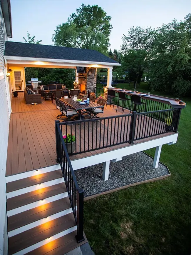Black Deck Railing Ideas
