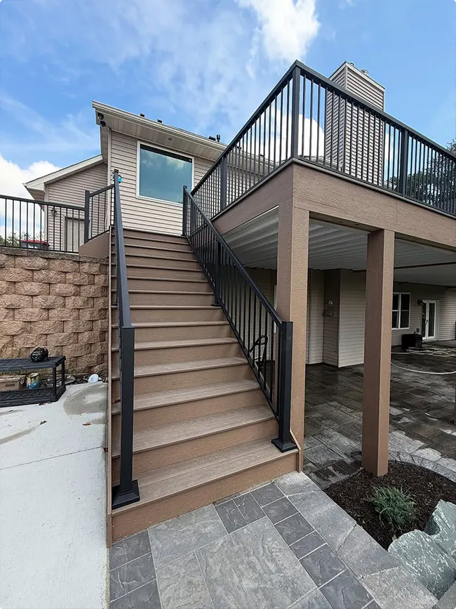 Black Deck Railing Ideas