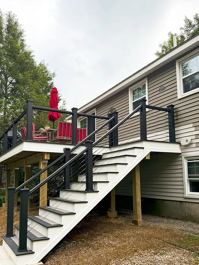 Black Deck Railing Ideas