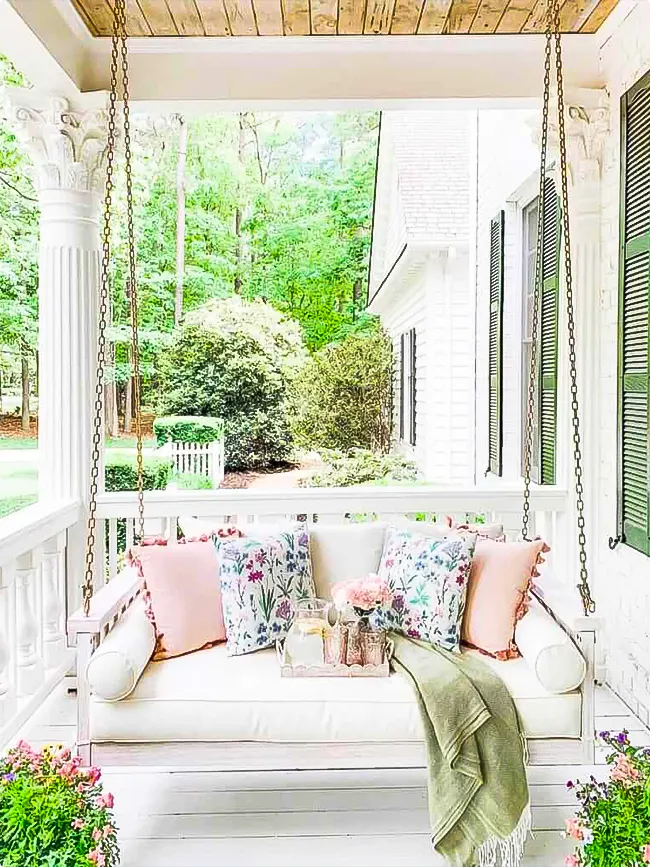Porch Swing Ideas for Spring