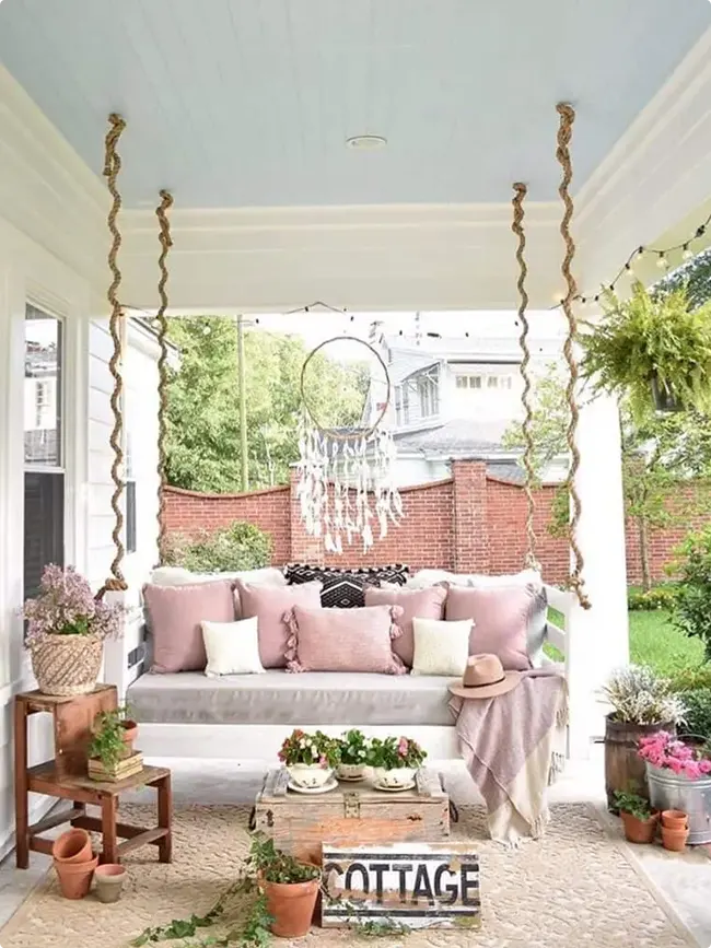 Porch Swing Ideas for Spring