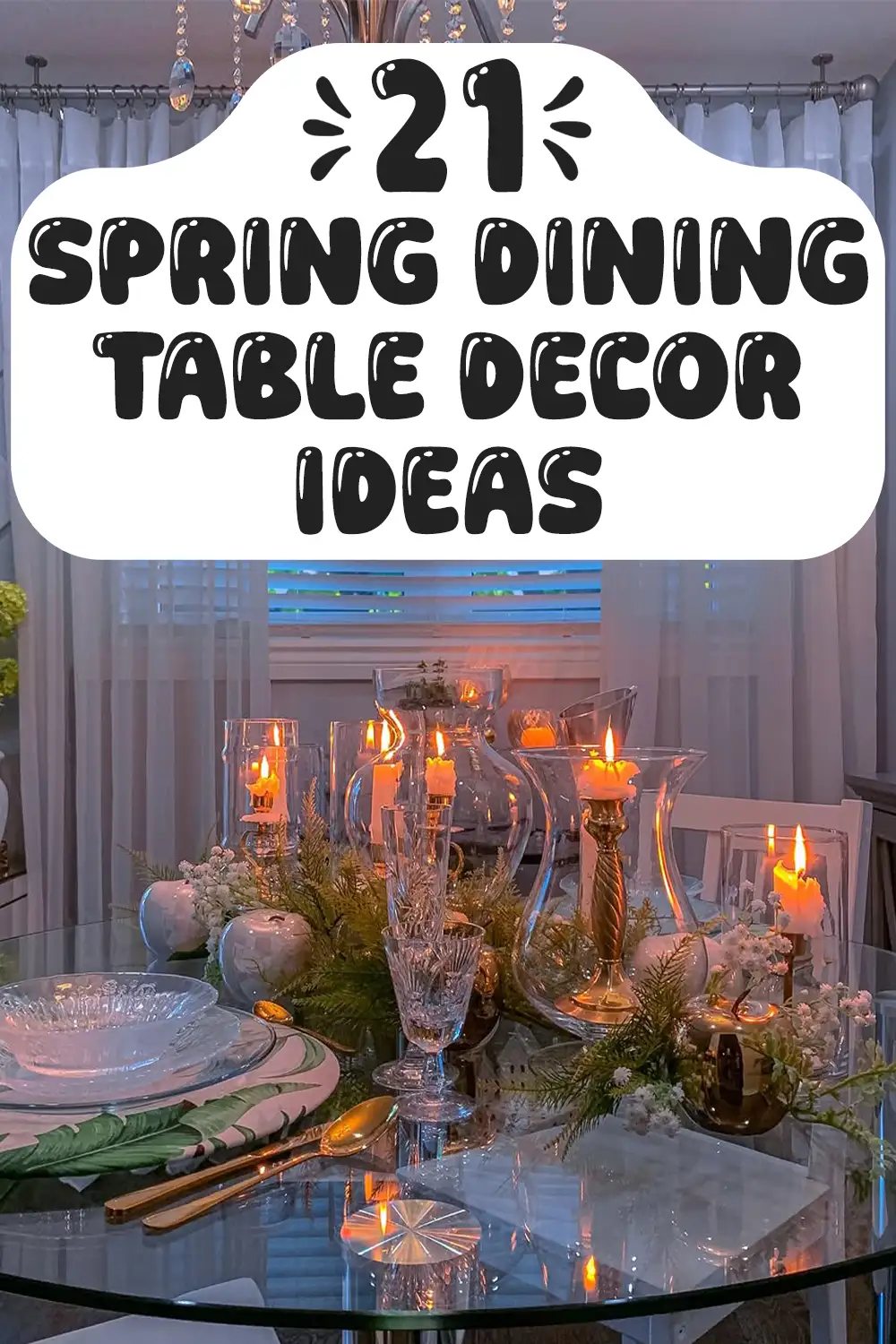 Spring Dining Table Decor Ideas