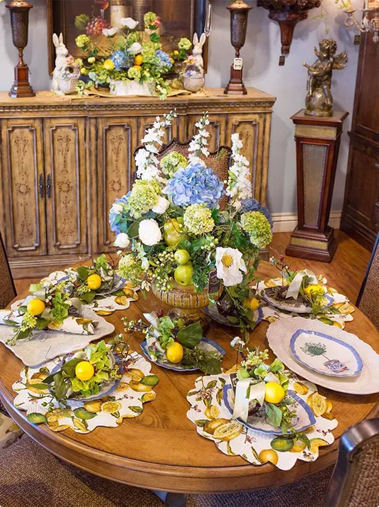 Spring Dining Table Decor Ideas