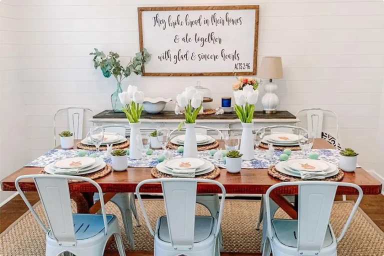 Spring Dining Table Decor Ideas