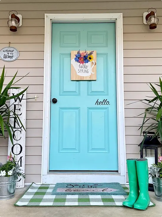 Spring Front Door Decor Ideas