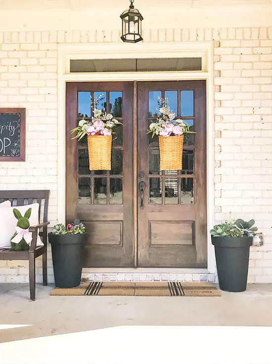Spring Front Door Decor Ideas