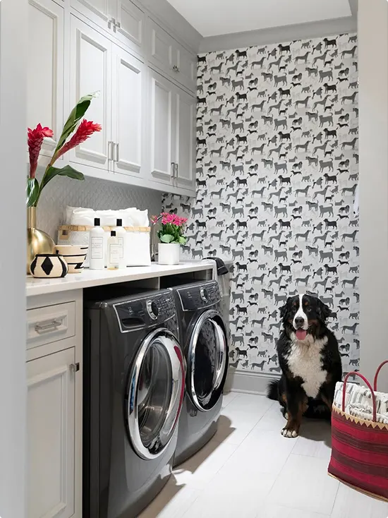Laundry Room Wallpaper Ideas