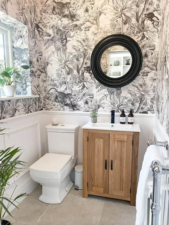 Rustic Black and Wood Bathroom Ideas