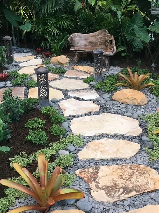 Stone Walkway Ideas