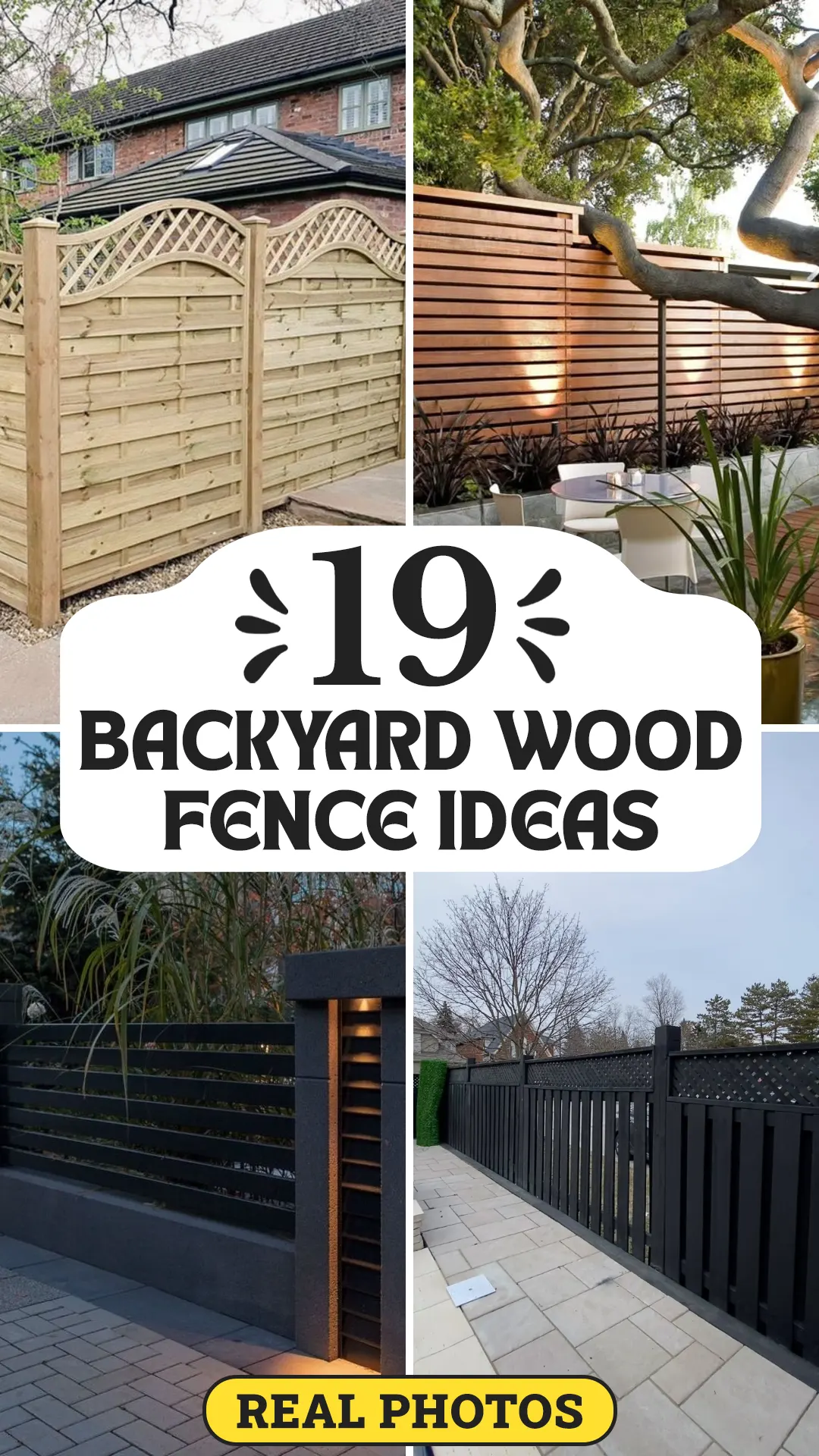 Backyard Wood Fence Ideas