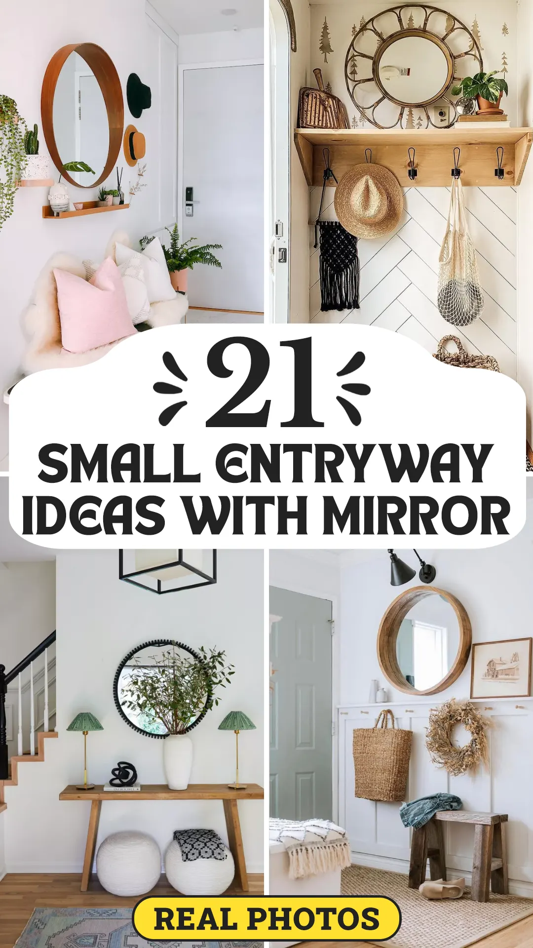 Small Entryway With Mirror