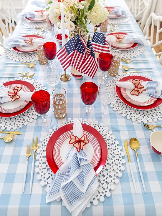 4th of July Tablescapes