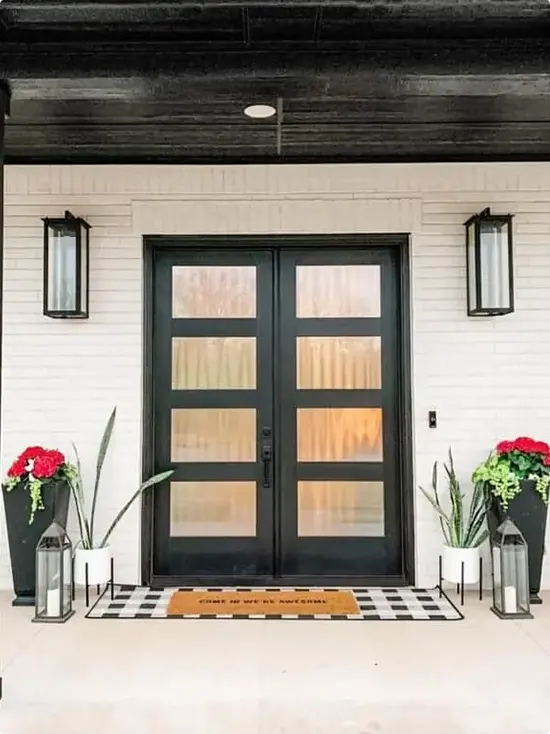 Black French Door Ideas