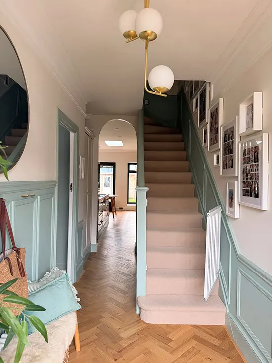 Blue and White Hallway Ideas