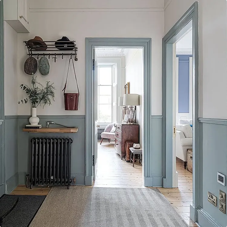 Blue and White Hallway Ideas