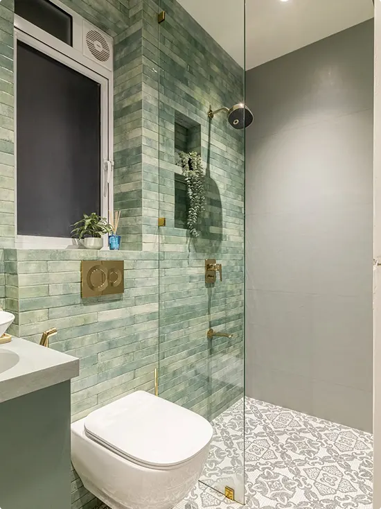 Green Shower Tile Ideas