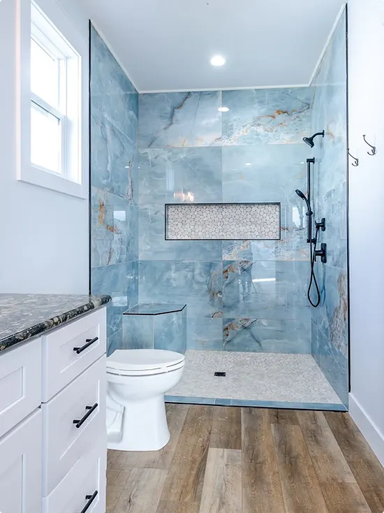 Light Blue Shower Tile Ideas