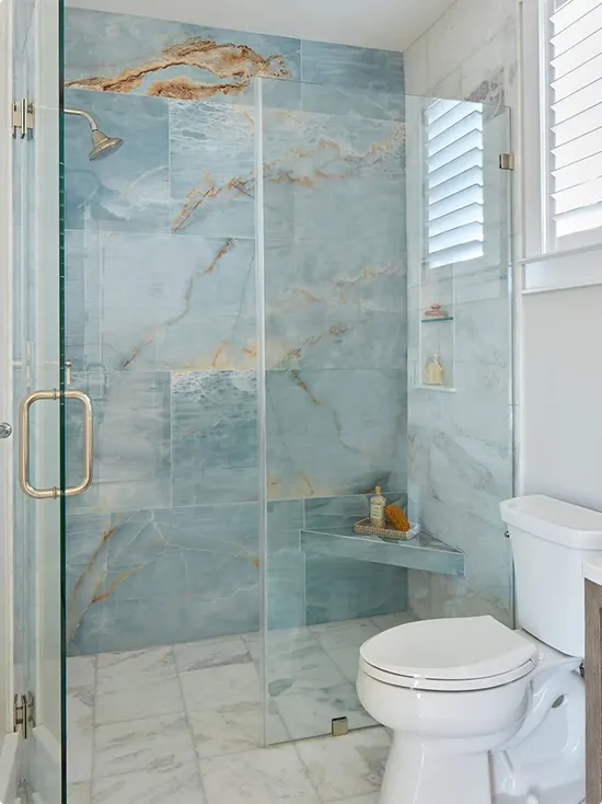 Light Blue Shower Tile Ideas