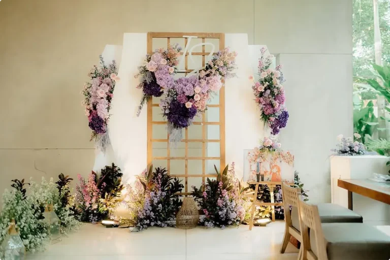 Purple Wedding Decor