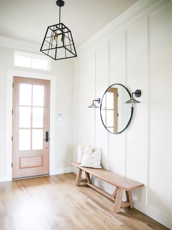 Small Entryway With Mirror