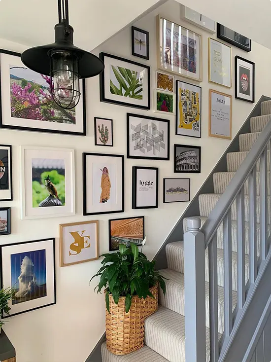 Stairway Gallery Wall Ideas