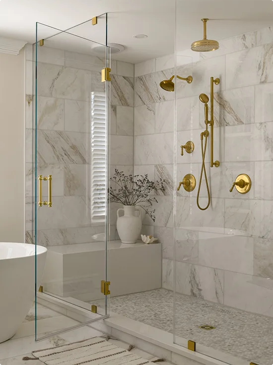 White Shower Tile Ideas
