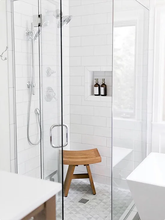 White Shower Tile Ideas