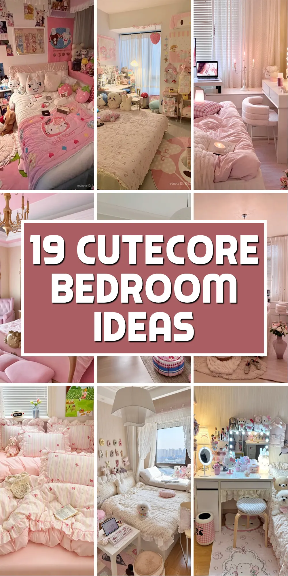 Cutecore Bedroom Ideas