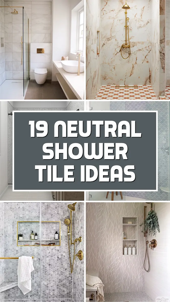 Neutral Shower Tile Ideas