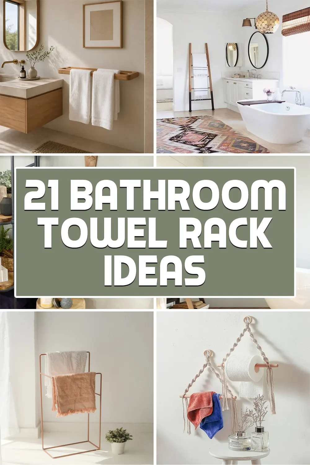 Bathroom Towel Rack Ideas