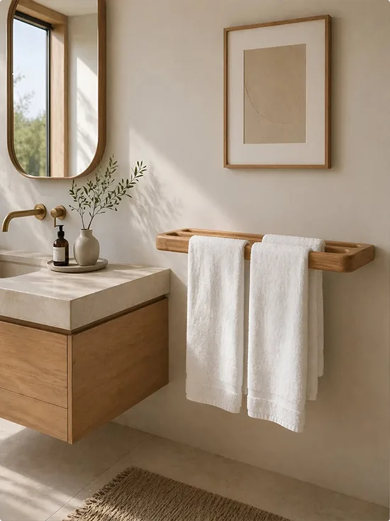 Bathroom Towel Rack Ideas