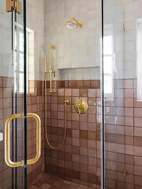 Brown Shower Tile Ideas