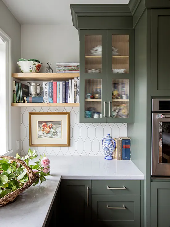 Kitchen Backsplash Ideas With Green Cabinets