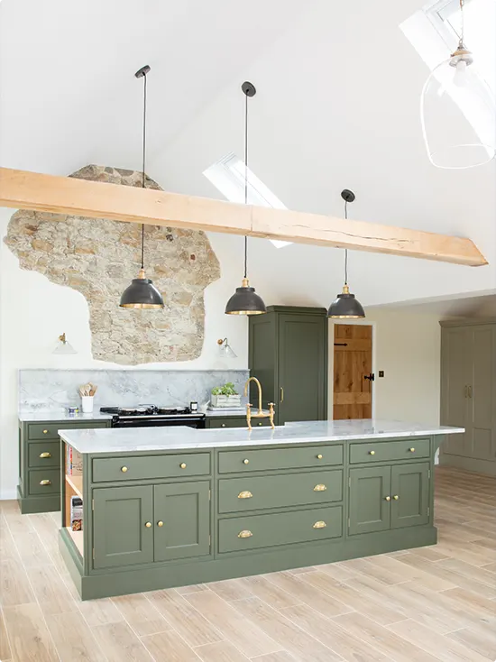Kitchen Backsplash Ideas With Green Cabinets