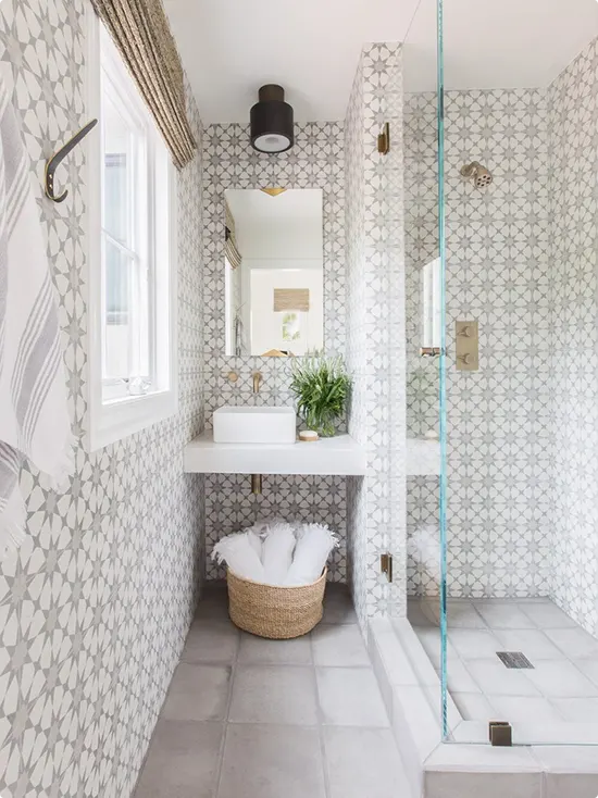 Neutral Shower Tile Ideas