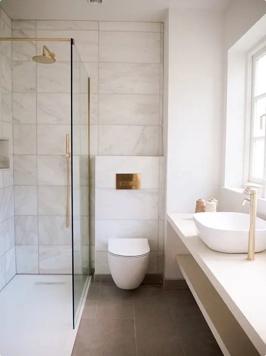 Neutral Shower Tile Ideas