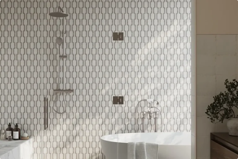 Neutral Shower Tile Ideas