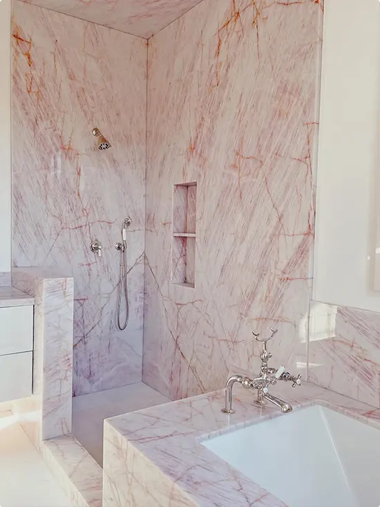 Pink Shower Tile Ideas
