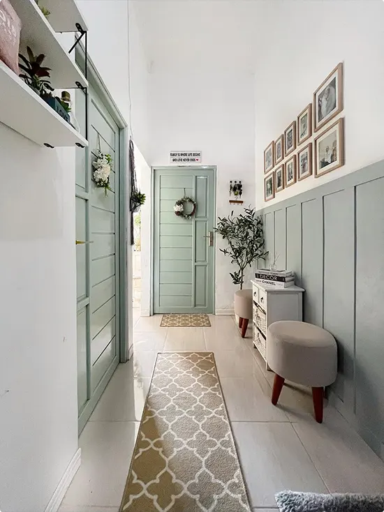 Sage Green Hallway Ideas