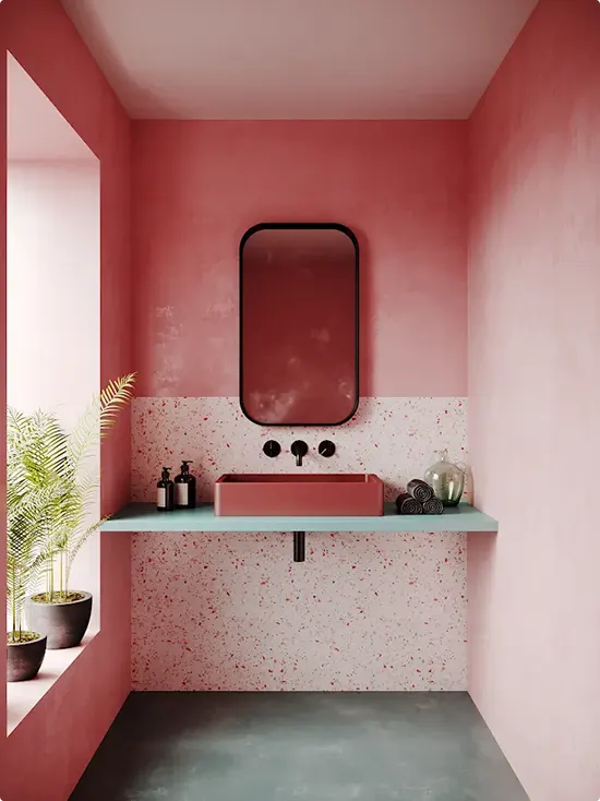 Two-Tone Bathroom Wall Ideas