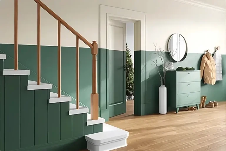 Two-Tone Hallway Wall Ideas