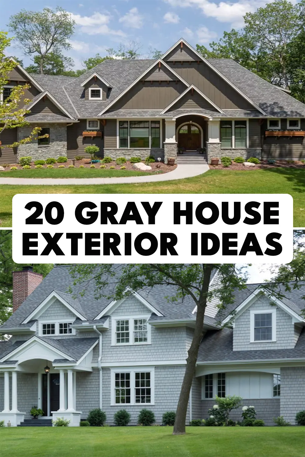 Gray House Exterior Ideas