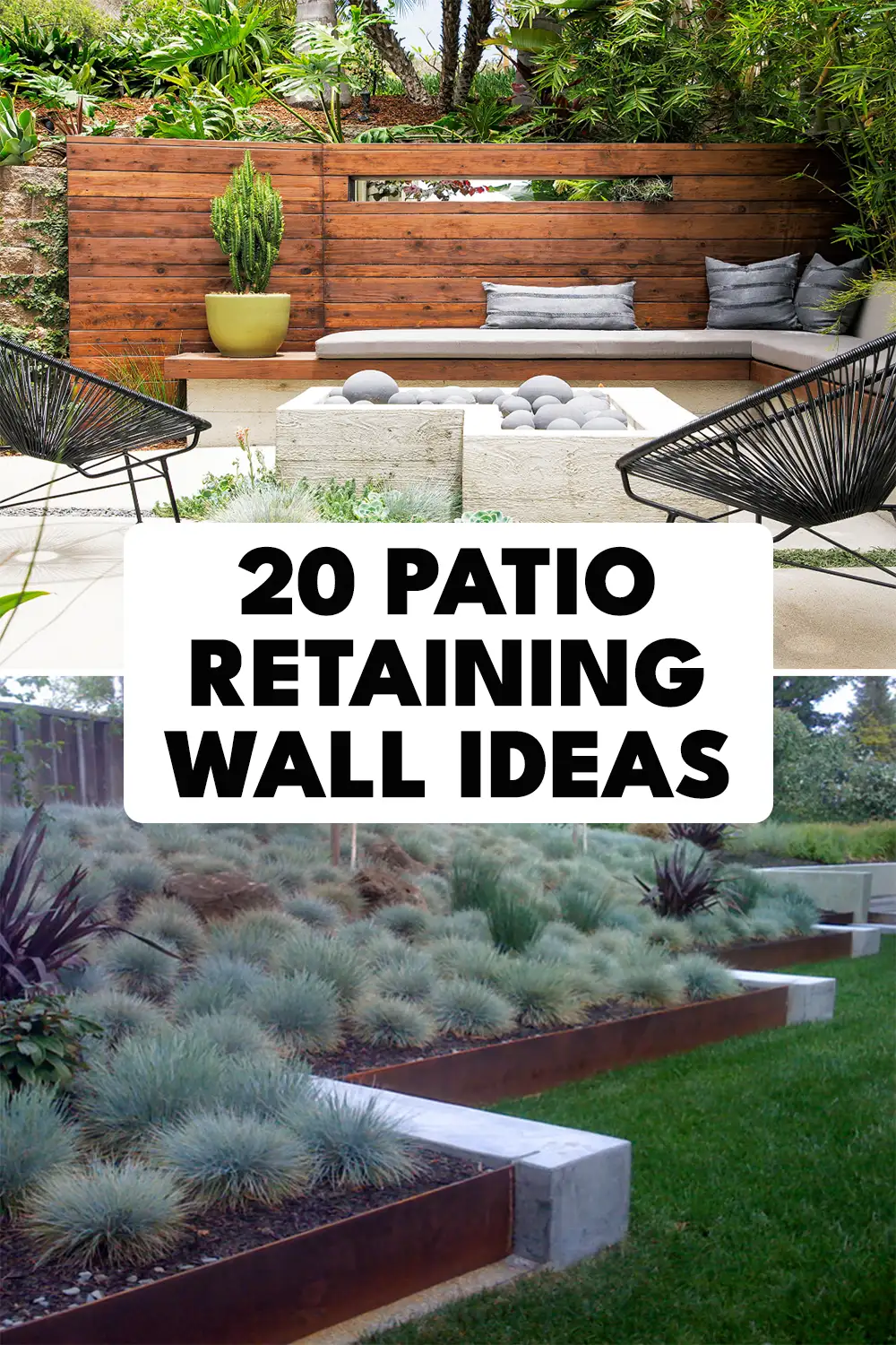 Patio Retaining Wall Ideas