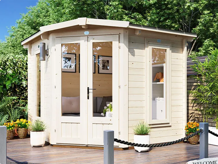 Corner Log Cabin Ideas