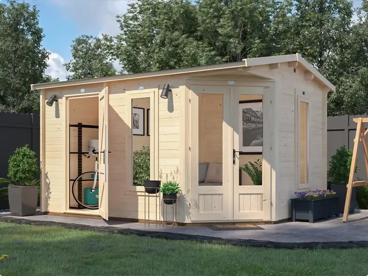 Corner Log Cabin Ideas
