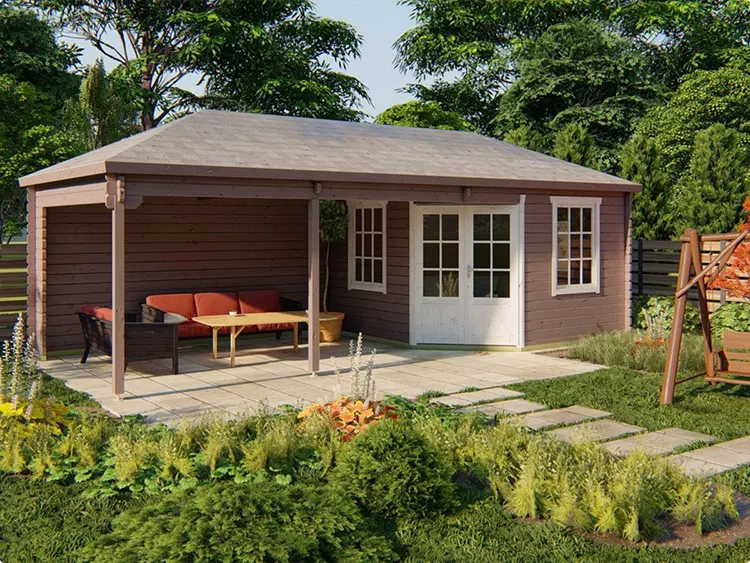 Corner Log Cabin Ideas