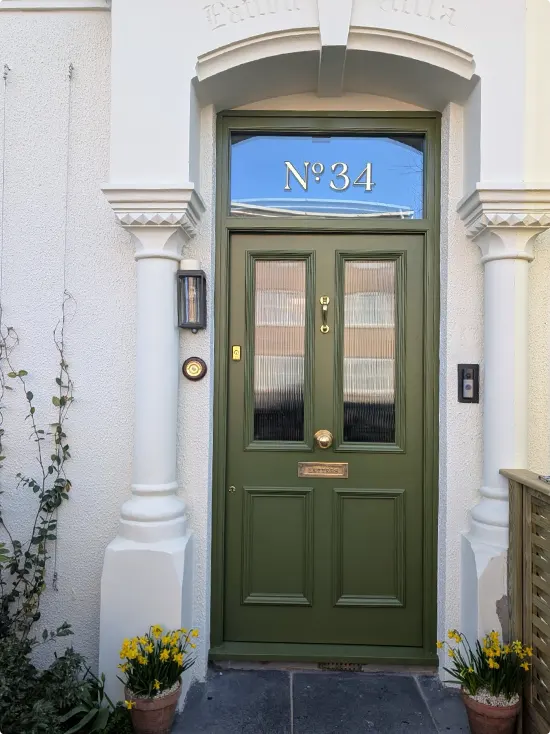 Dark Green Front Door Ideas