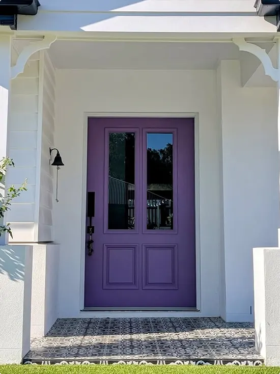 Dark Purple Front Door Ideas