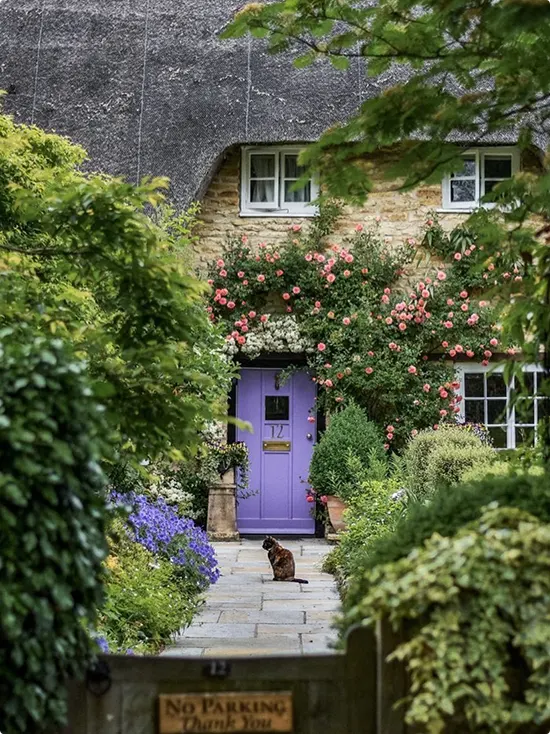 Dark Purple Front Door Ideas